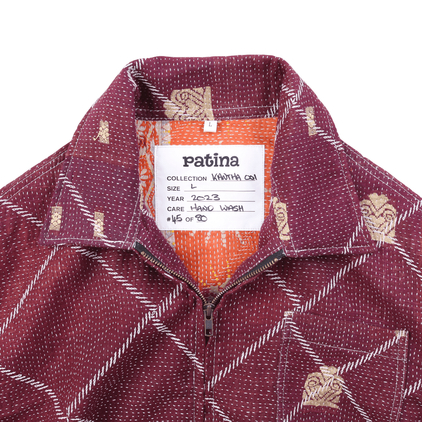 Kantha-Jacke Nr. 45