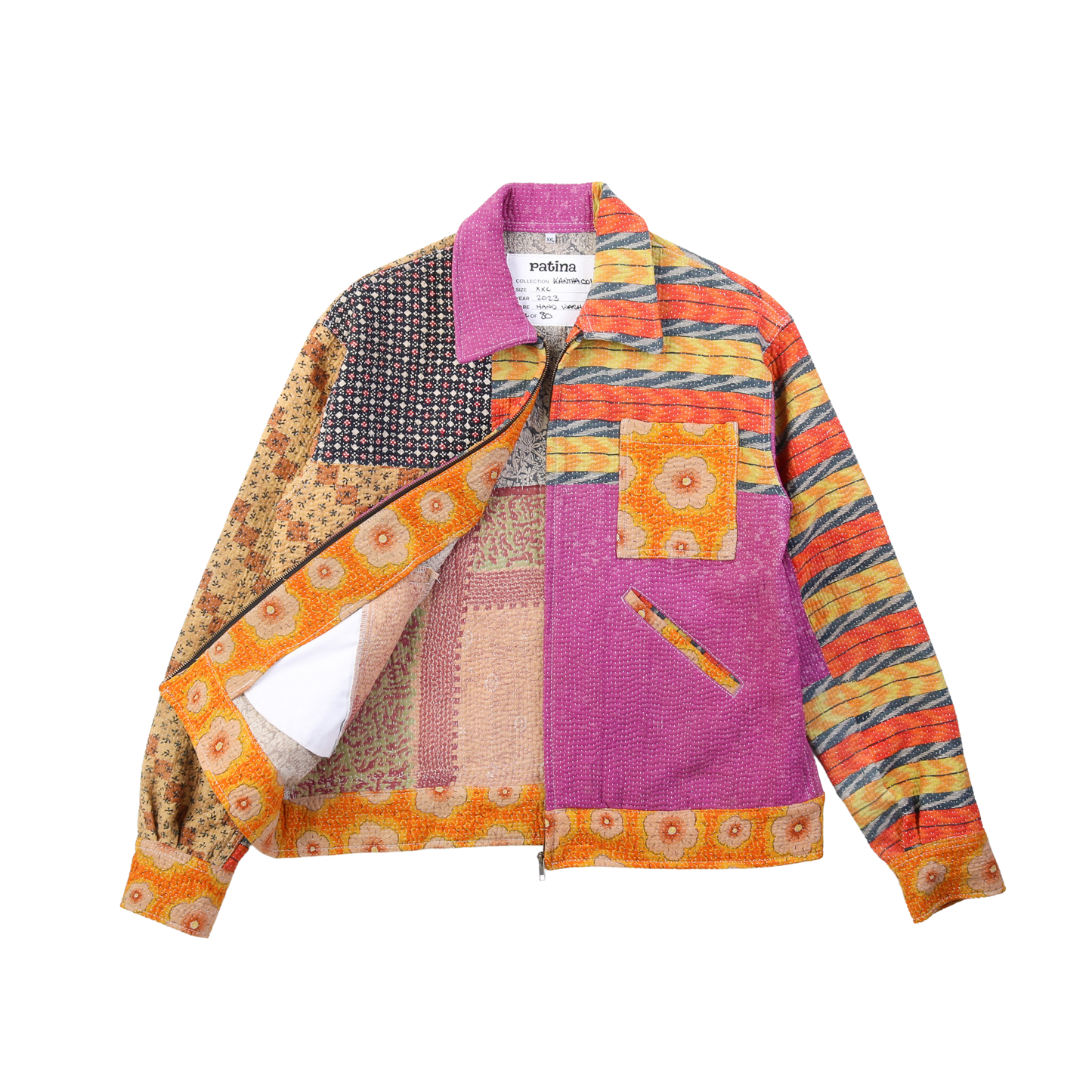 Veste Kantha N°74