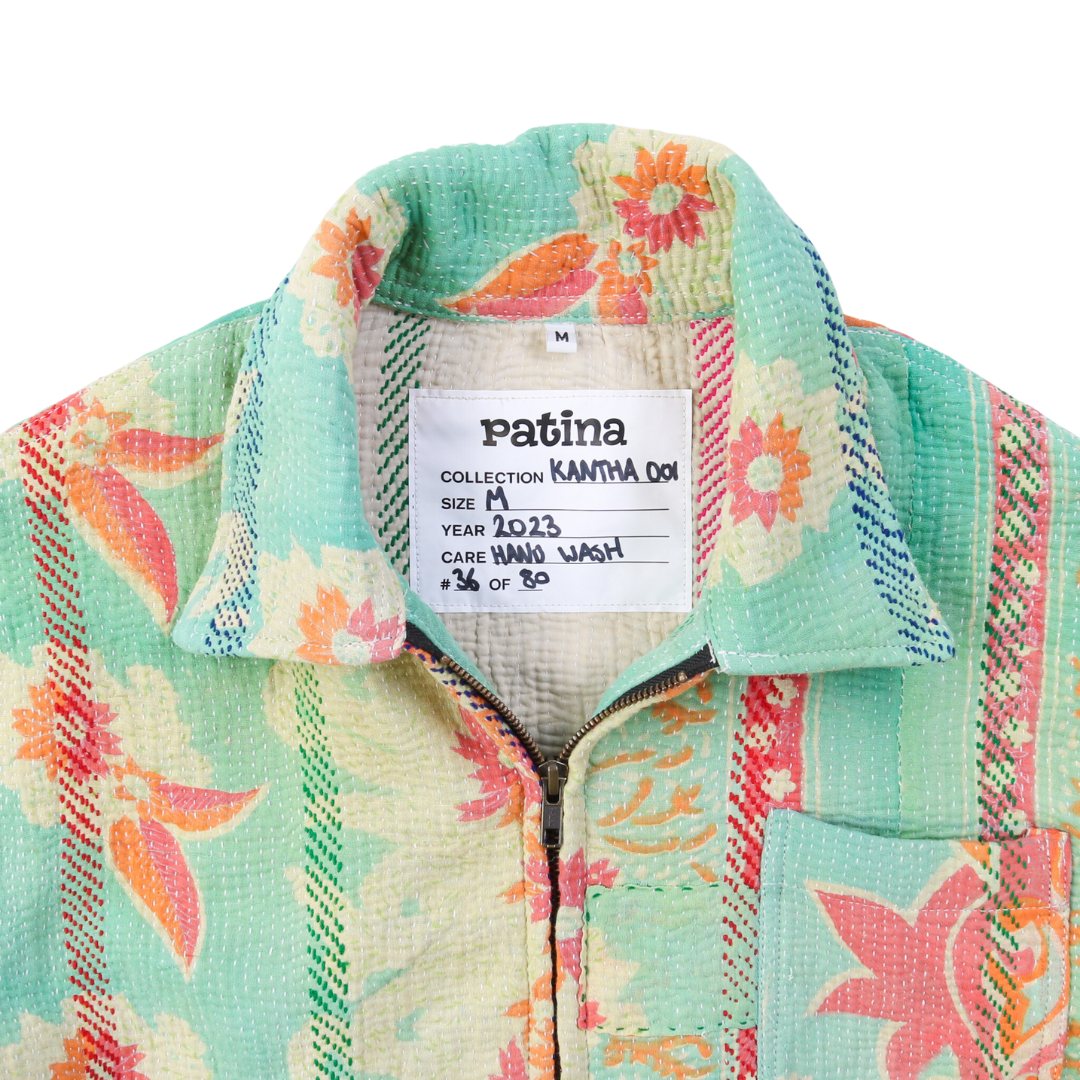 Kantha-Jacke Nr. 36