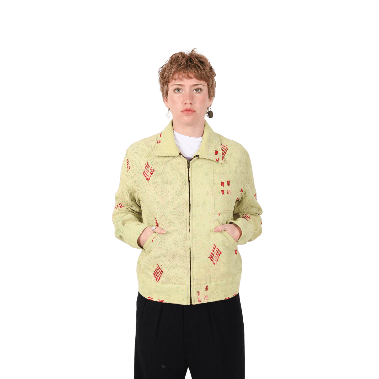 Kantha-Jacke Nr. 10