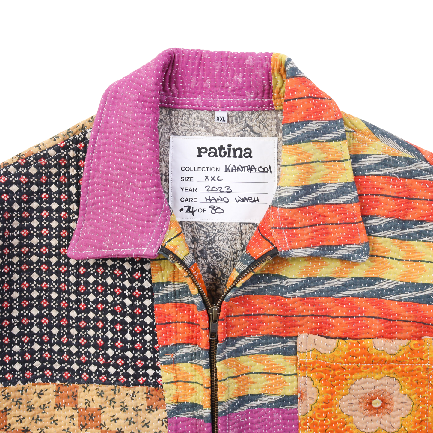 Veste Kantha N°74