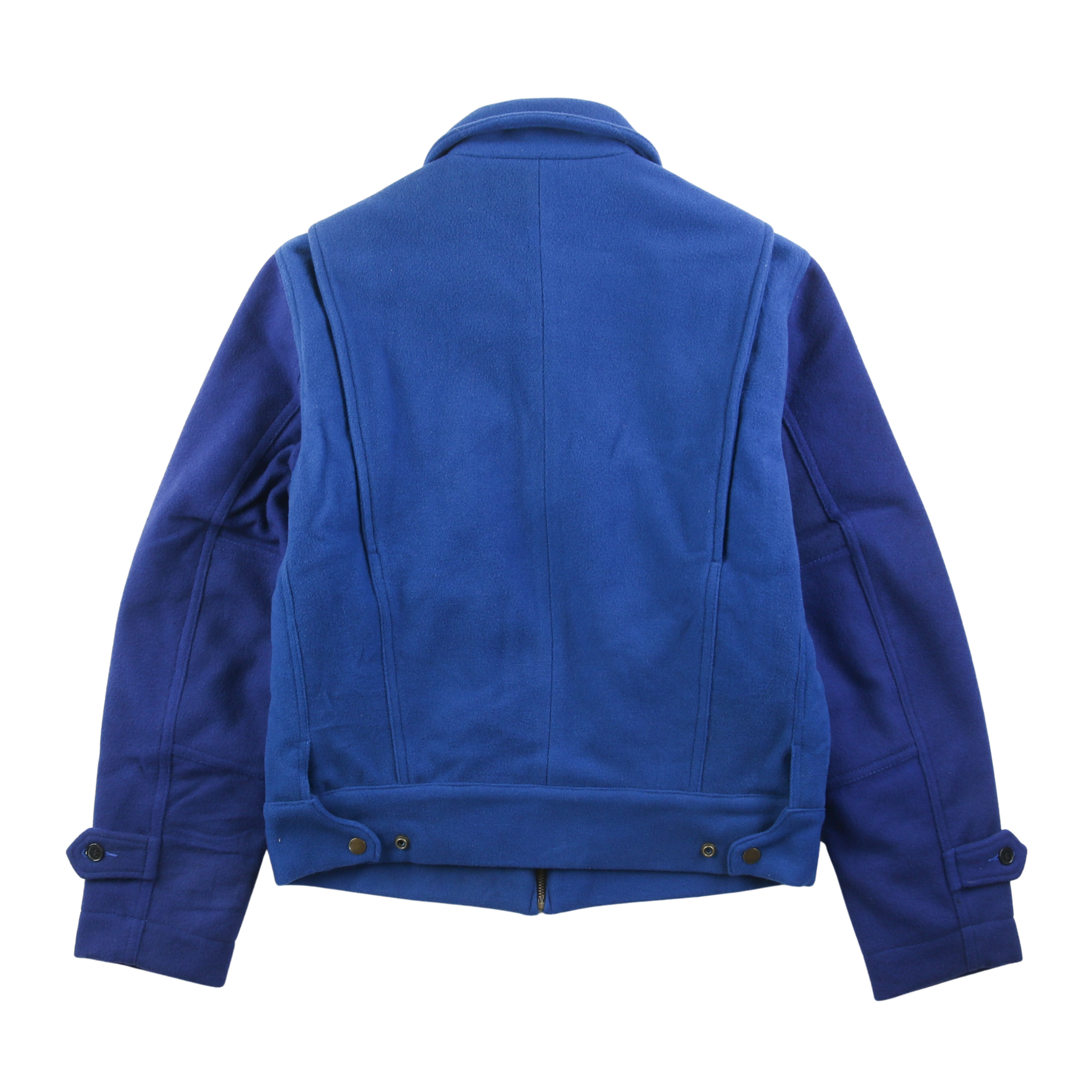 Wool Crew Jacket - Royal Blue - Patina