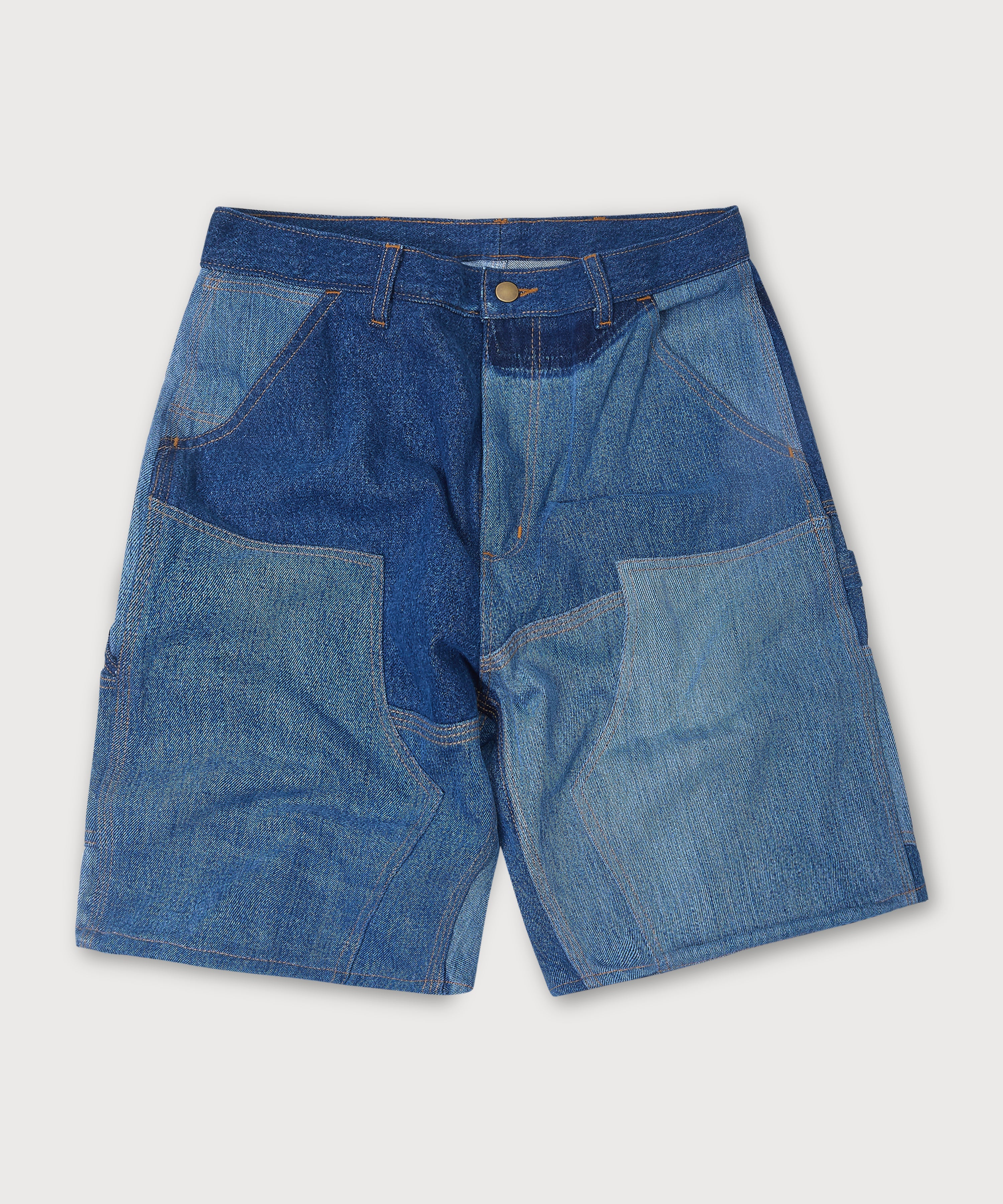 Double Knee Short - Denim