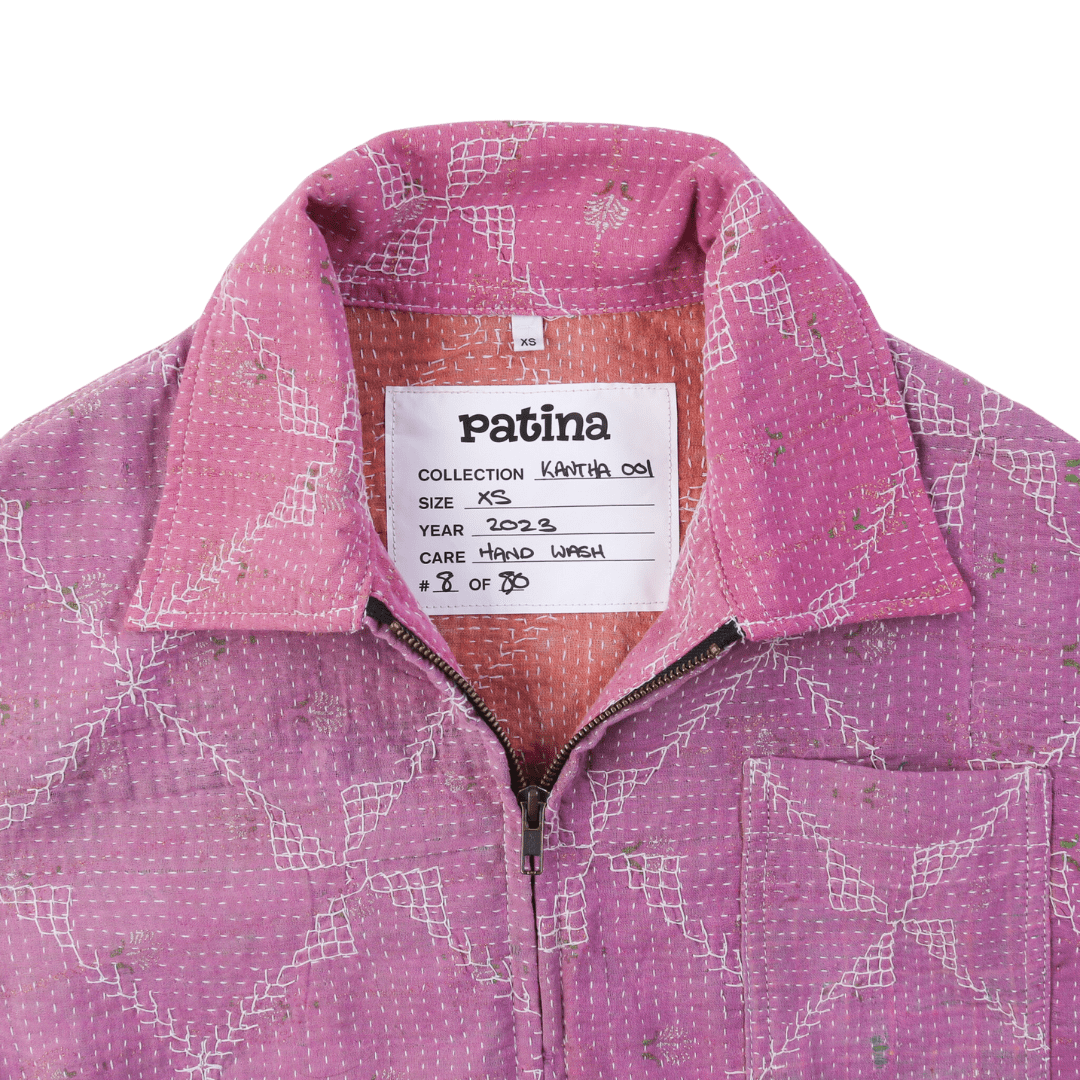 Kantha-Jacke Nr. 8