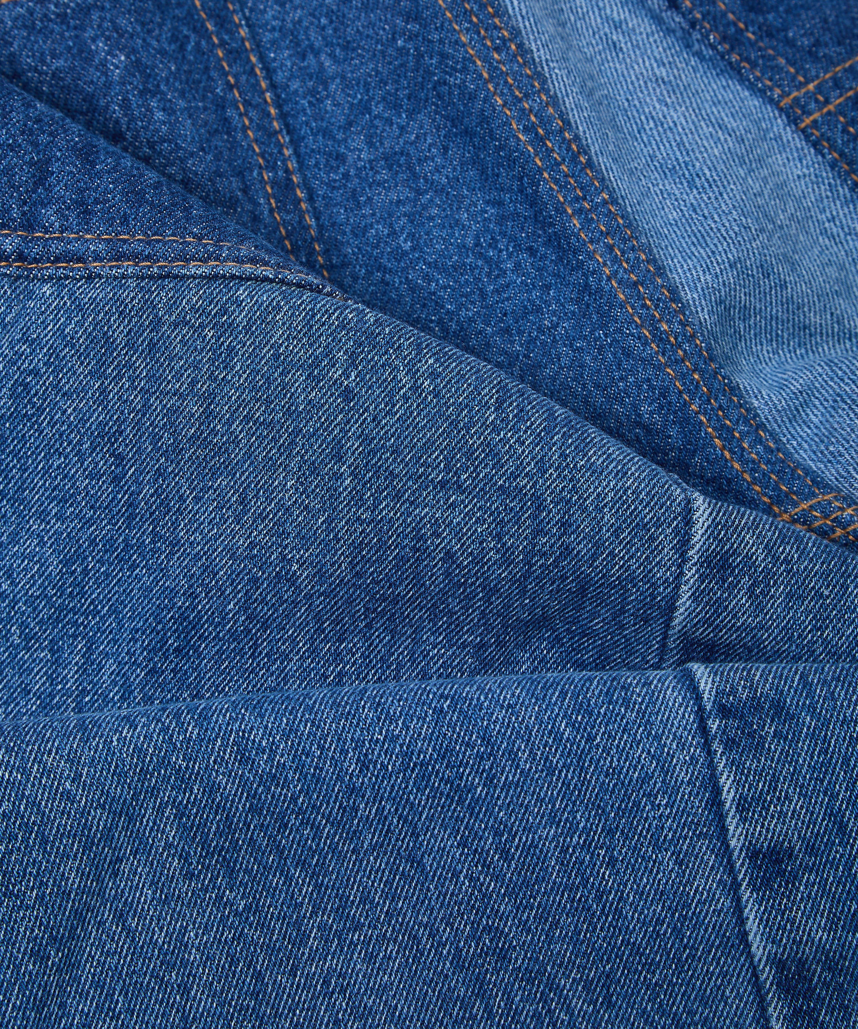 Double Knee Short - Denim