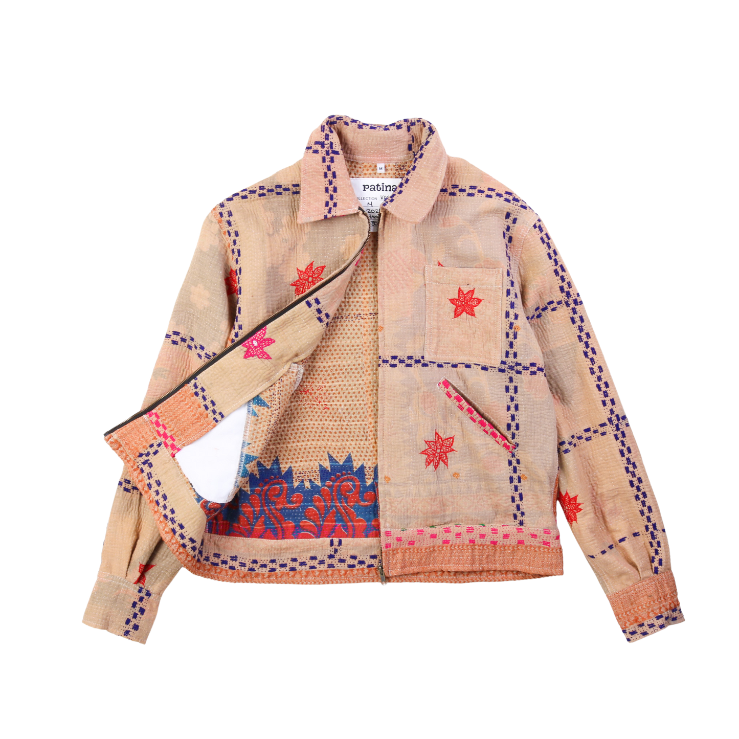 Kantha-Jacke Nr. 37