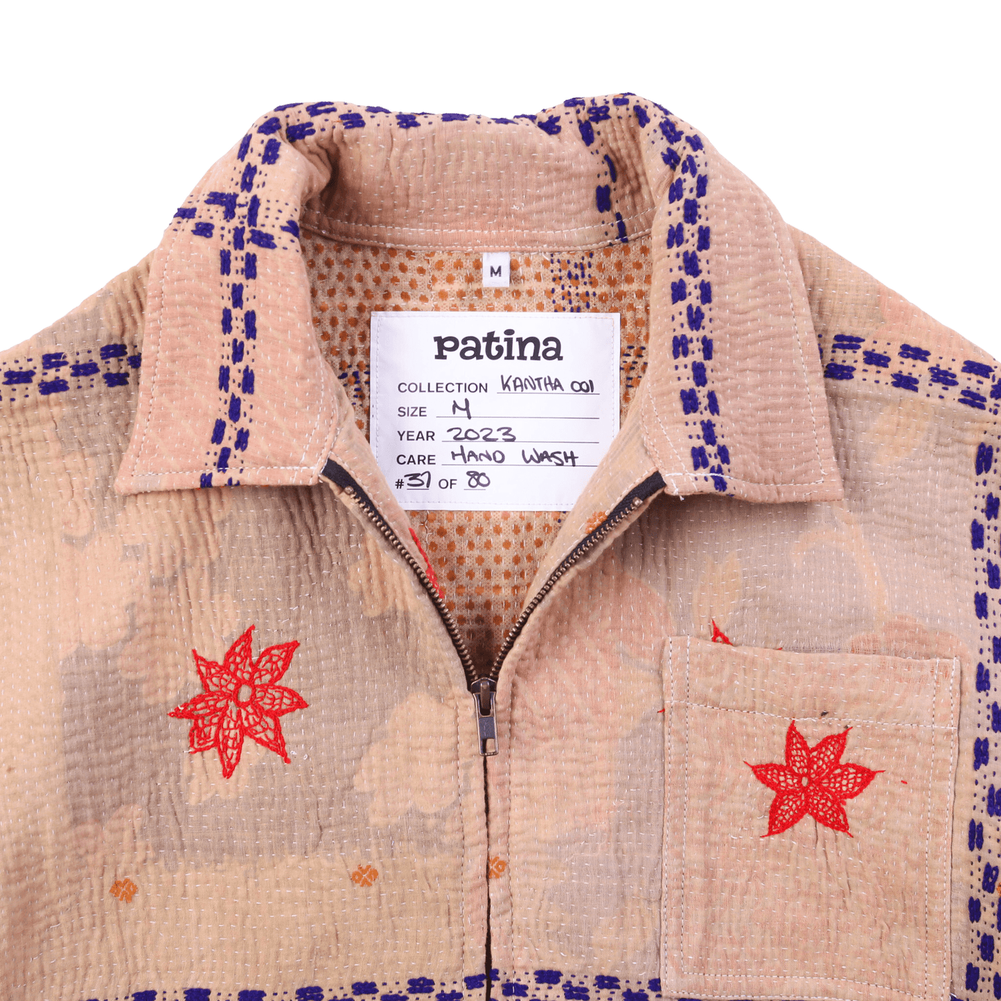 Kantha-Jacke Nr. 37