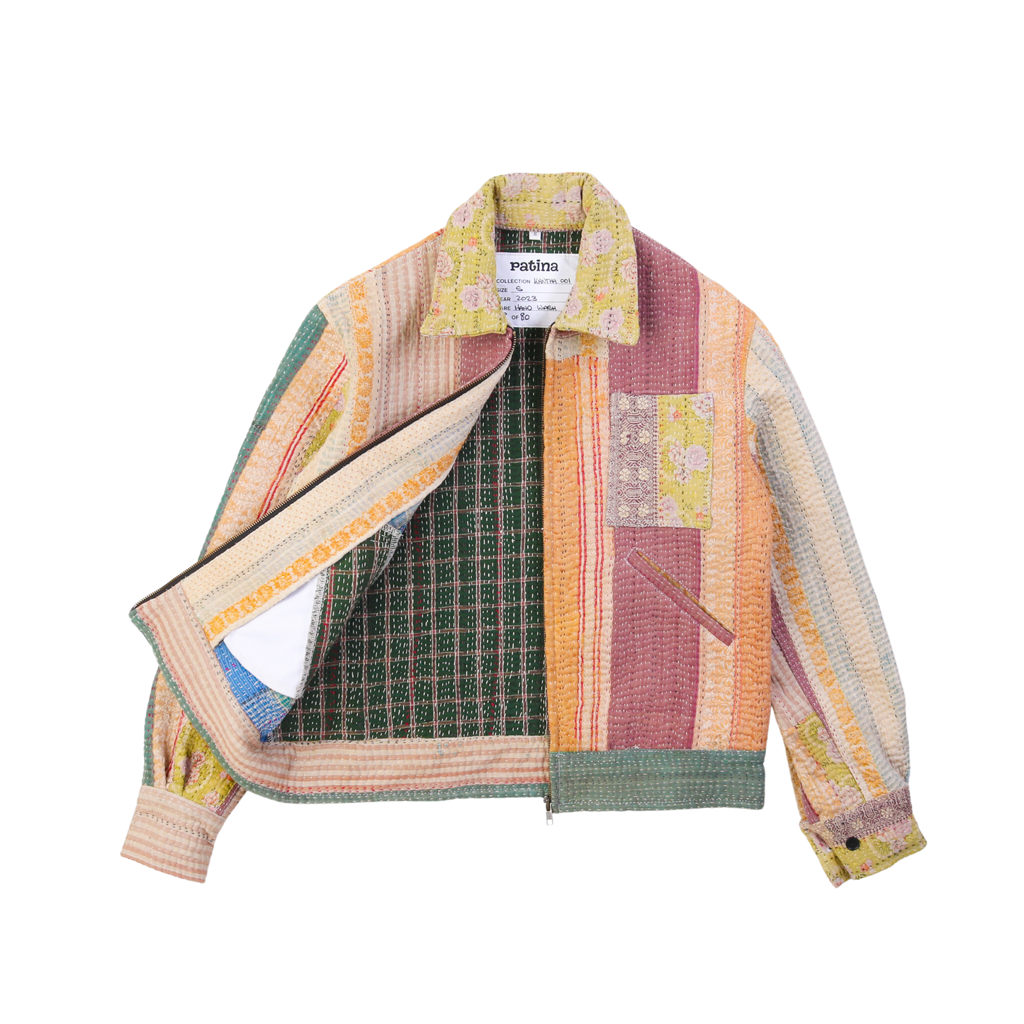 Kantha-Jacke Nr. 18