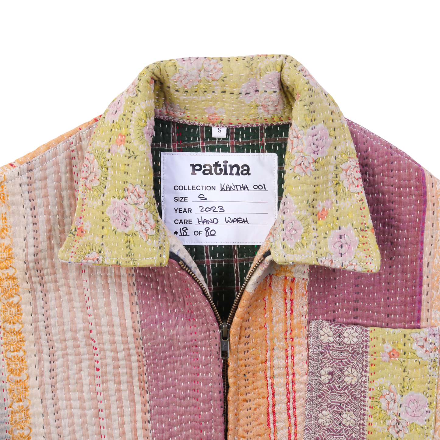 Kantha-Jacke Nr. 18