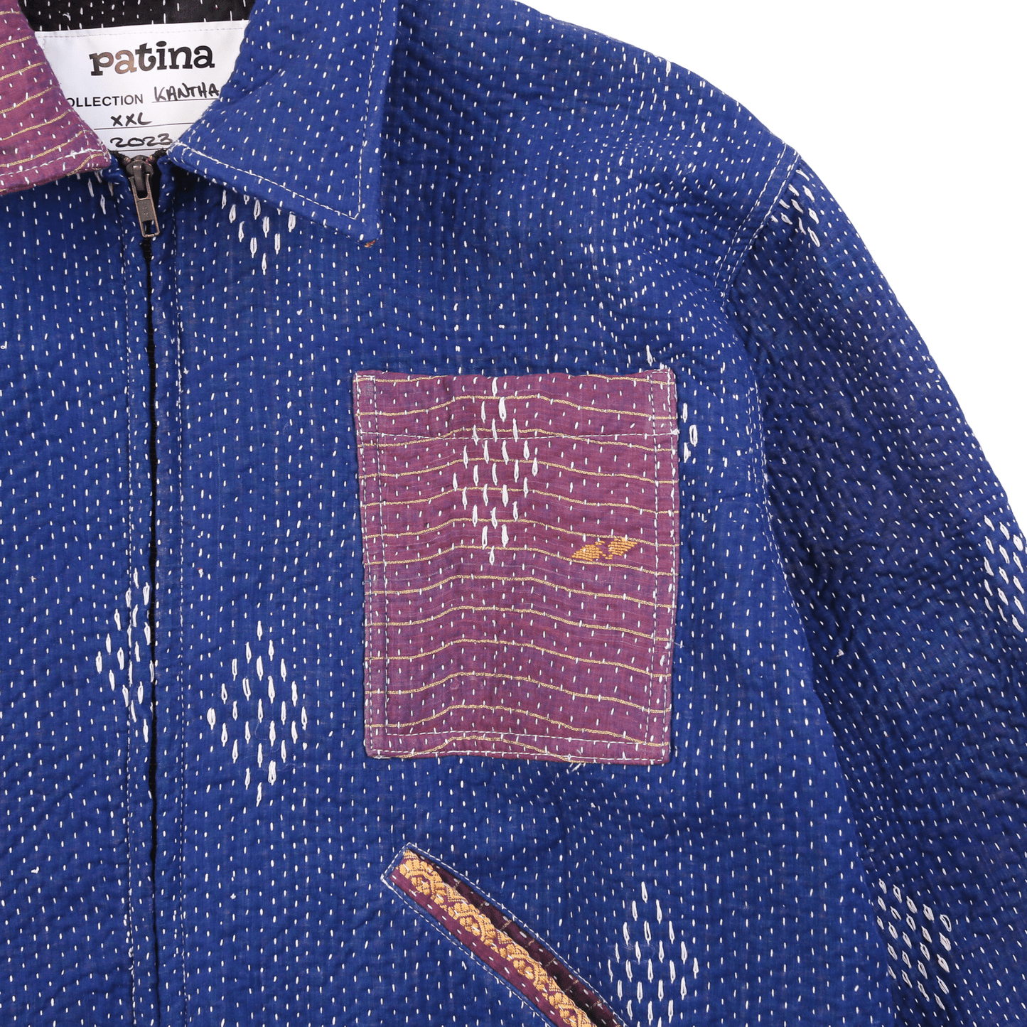 Kantha-Jacke Nr. 75