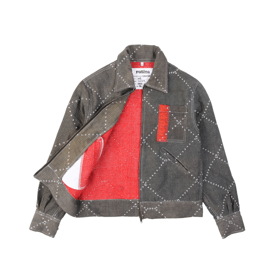 Kantha-Jacke Nr. 2