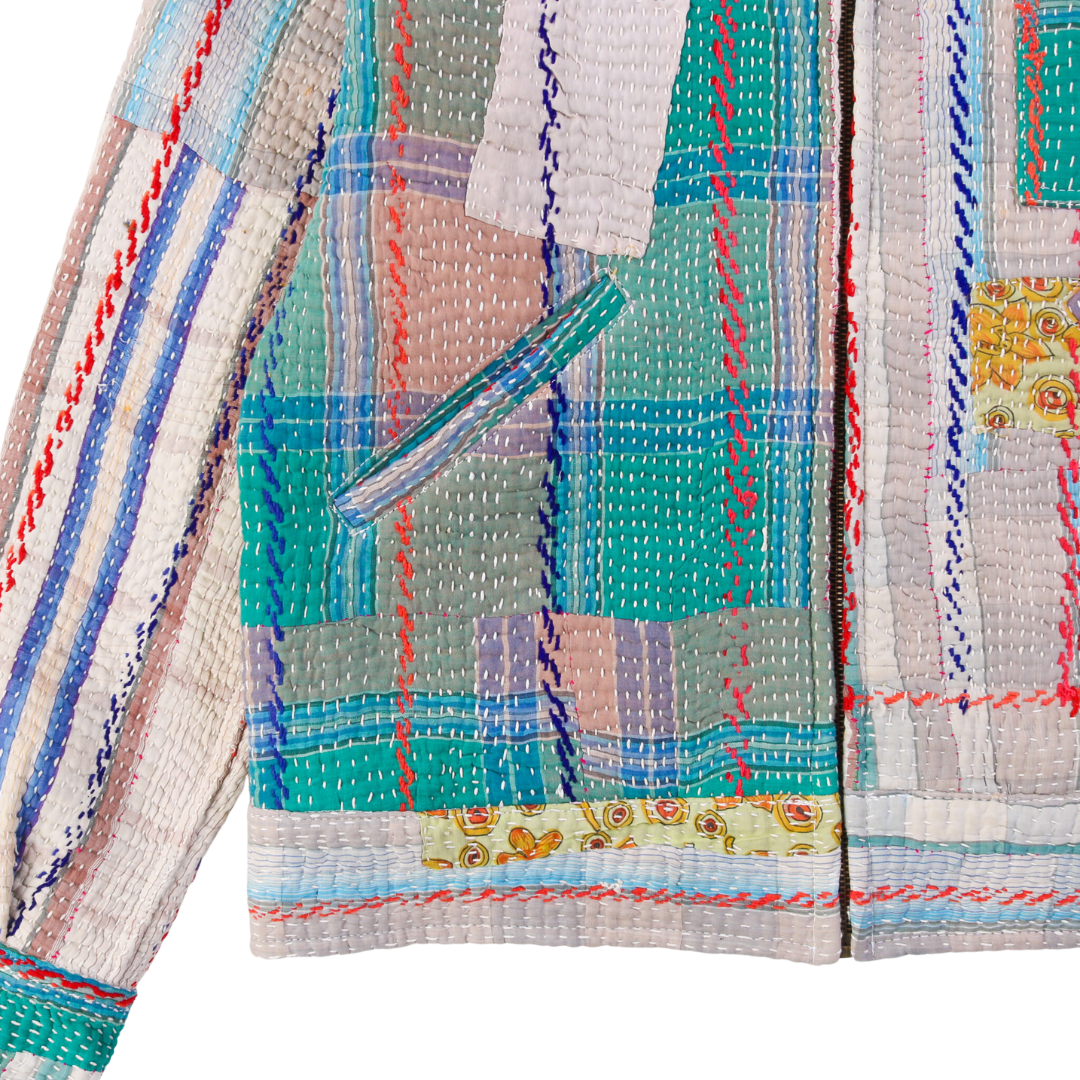 Kantha-Jacke Nr. 11