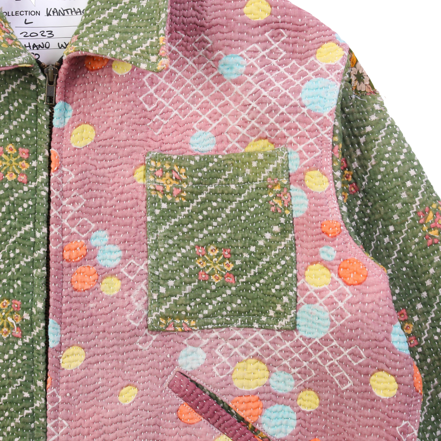 Kantha-Jacke Nr. 48