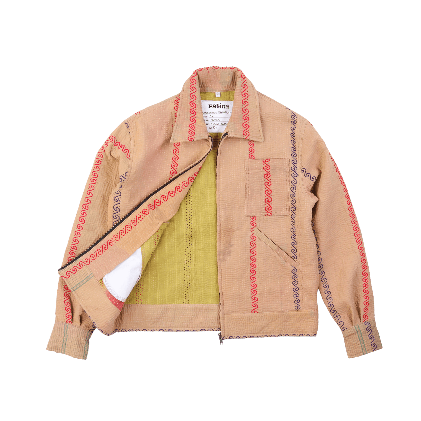 Kantha-Jacke Nr. 19