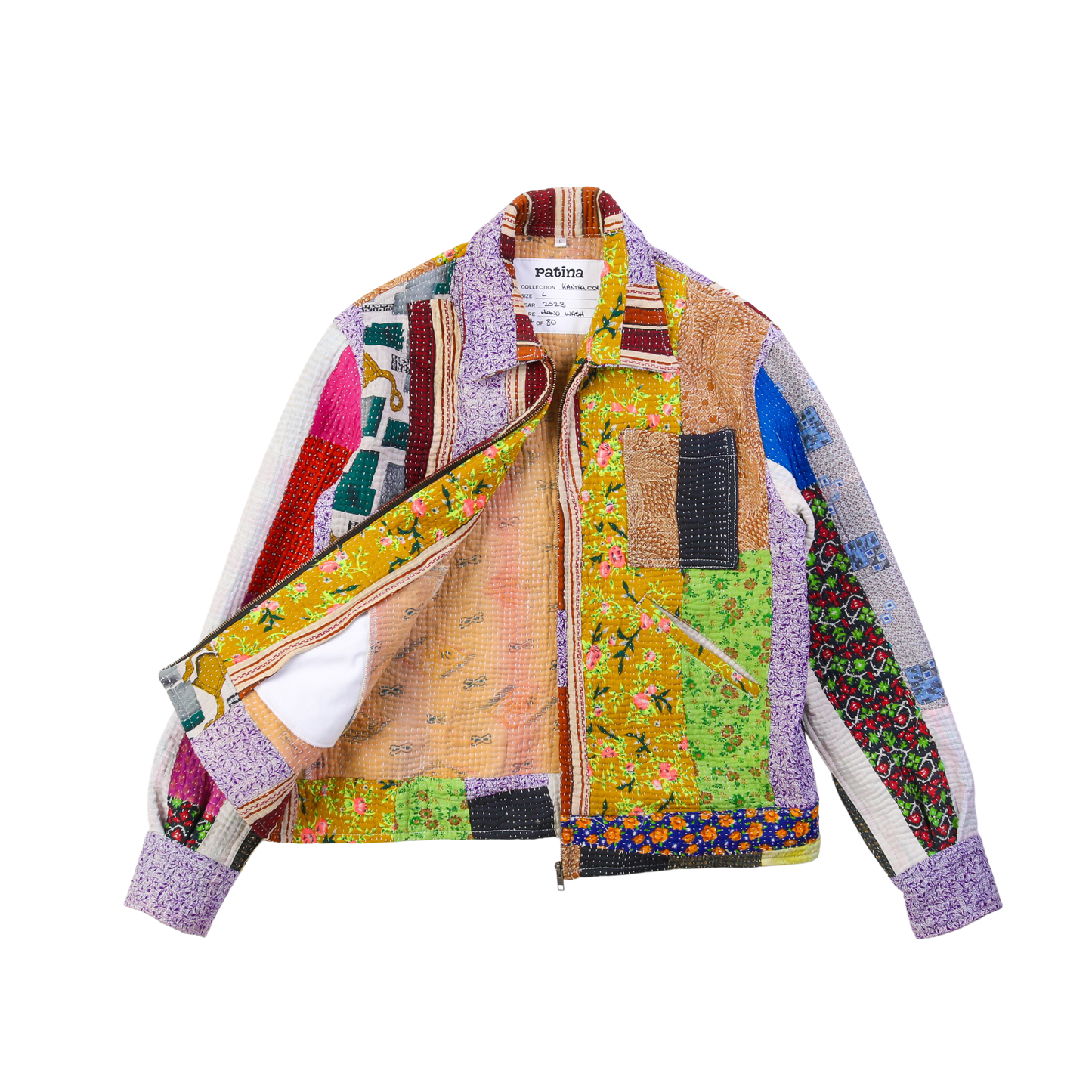 Kantha-Jacke Nr. 57