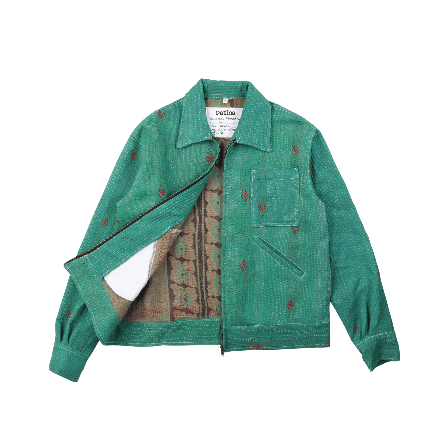 Kantha-Jacke Nr. 68