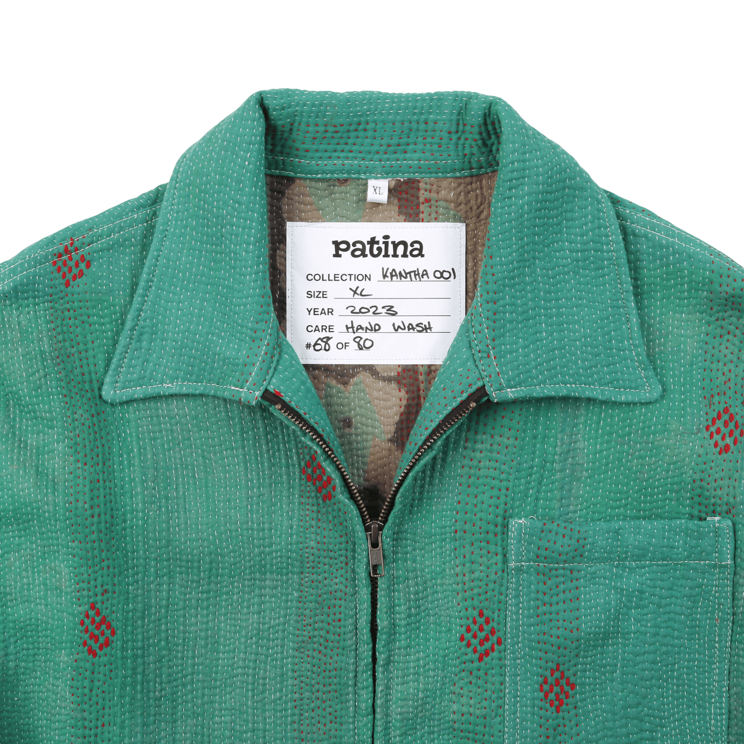 Kantha-Jacke Nr. 68