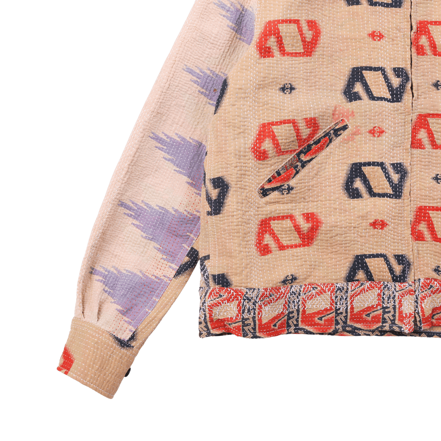 Kantha-Jacke Nr. 69