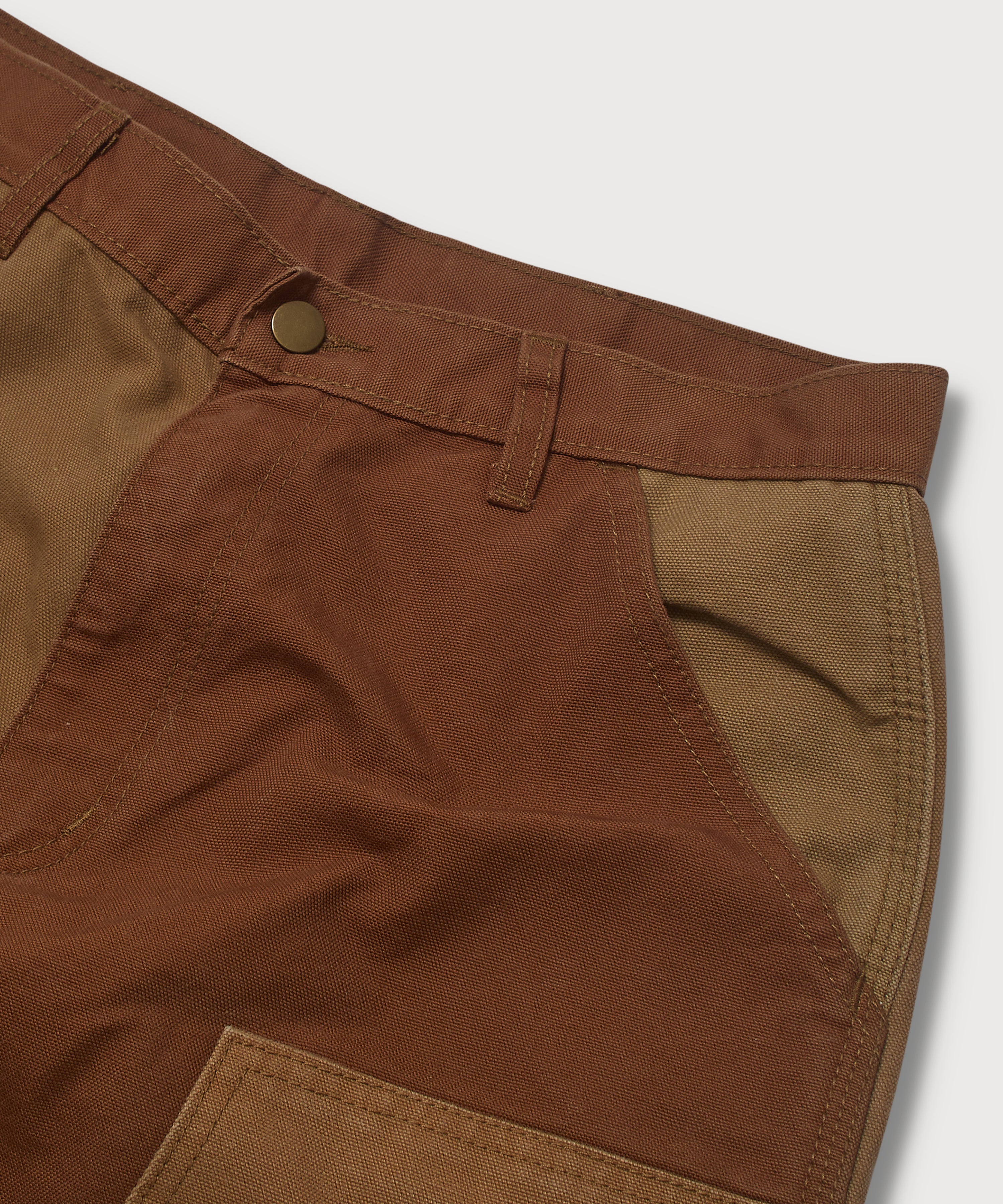 Double Knee Short - Duck Brown - Patina