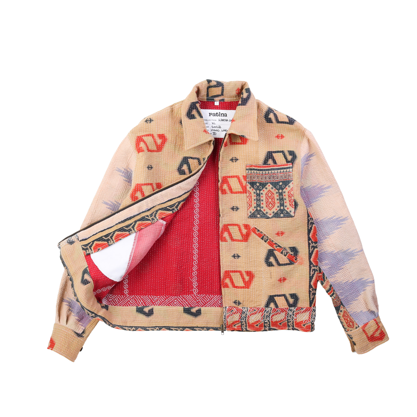 Kantha-Jacke Nr. 69