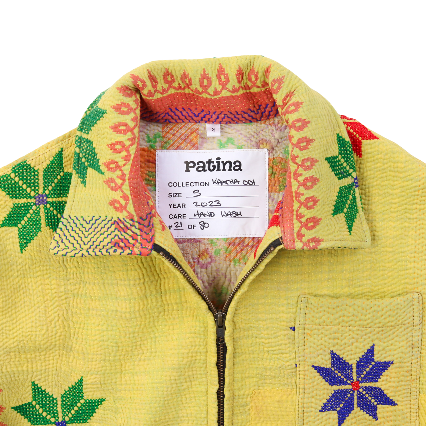 Kantha-Jacke Nr. 21