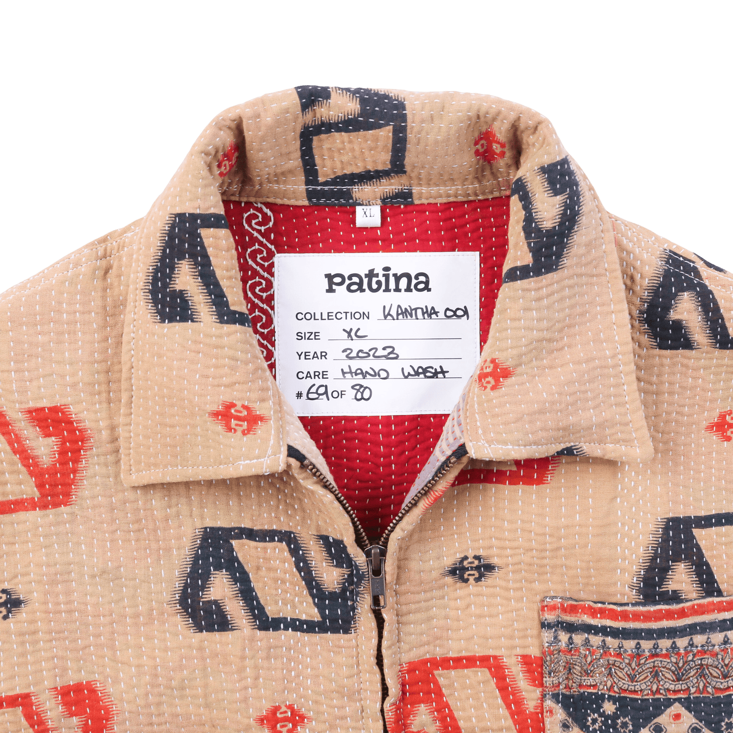 Kantha-Jacke Nr. 69