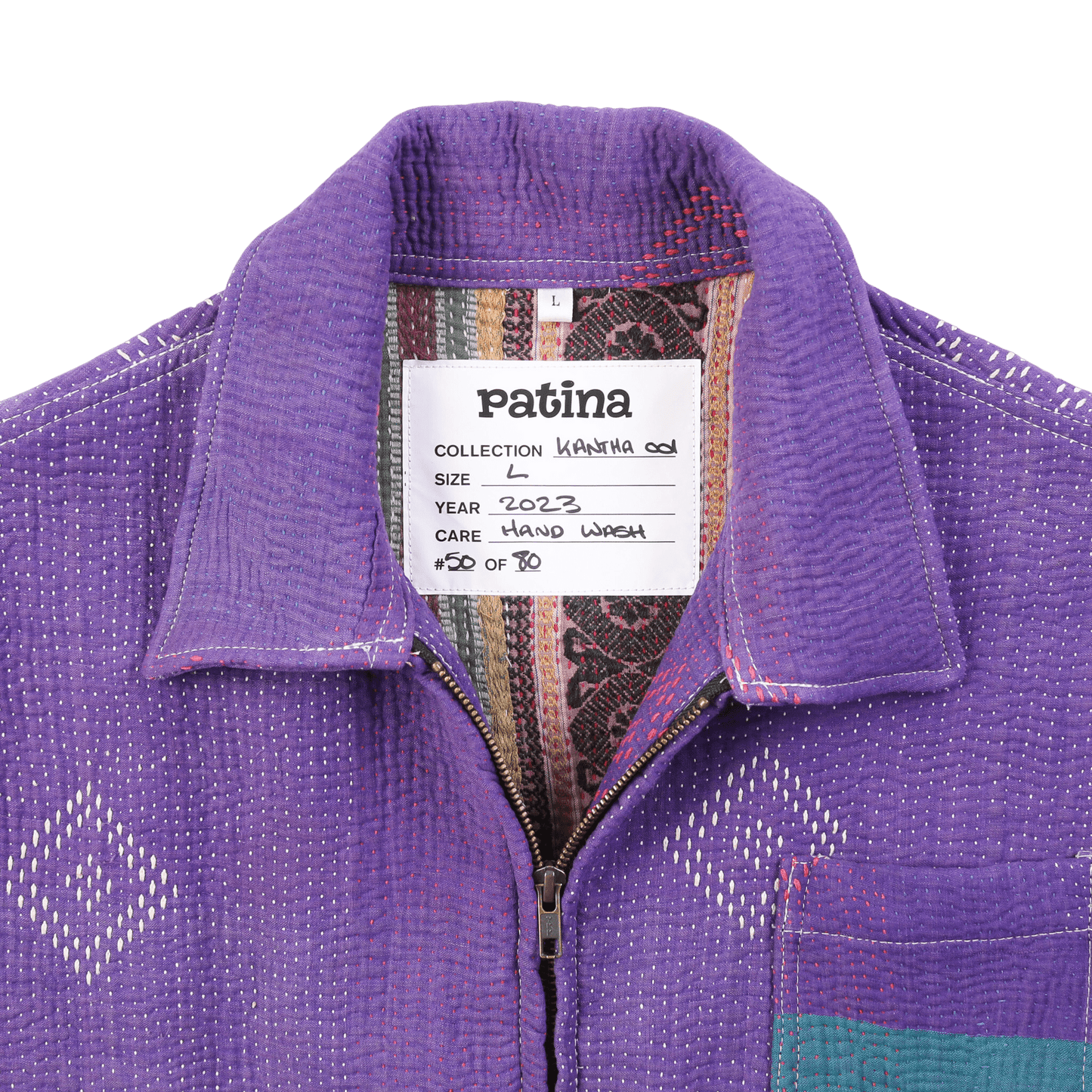 Kantha-Jacke Nr. 50