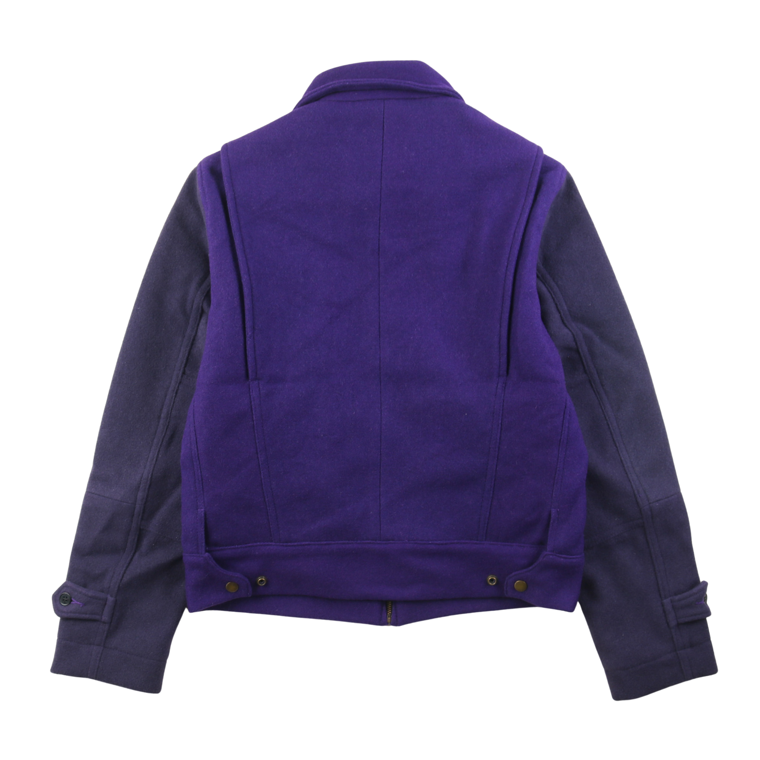 Wool Crew Jacket - Purple - Patina