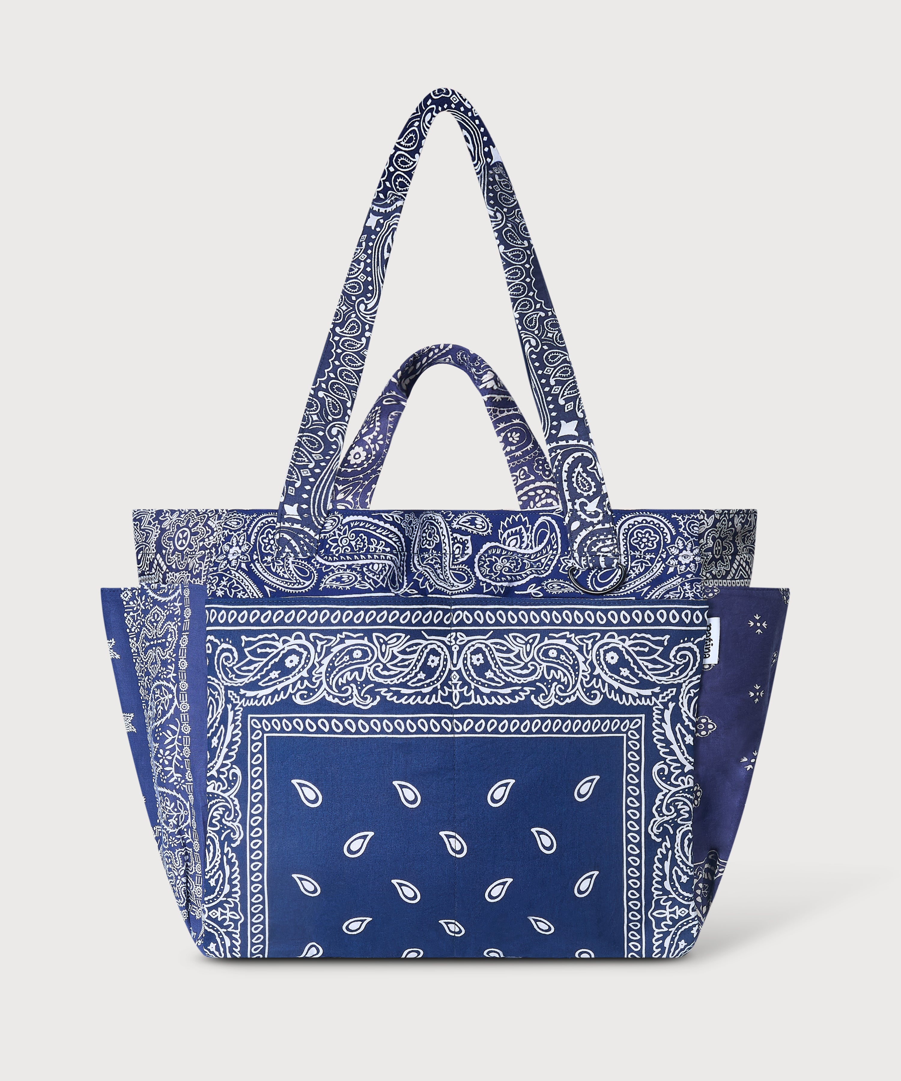 Bandana Tote Bag - Navy