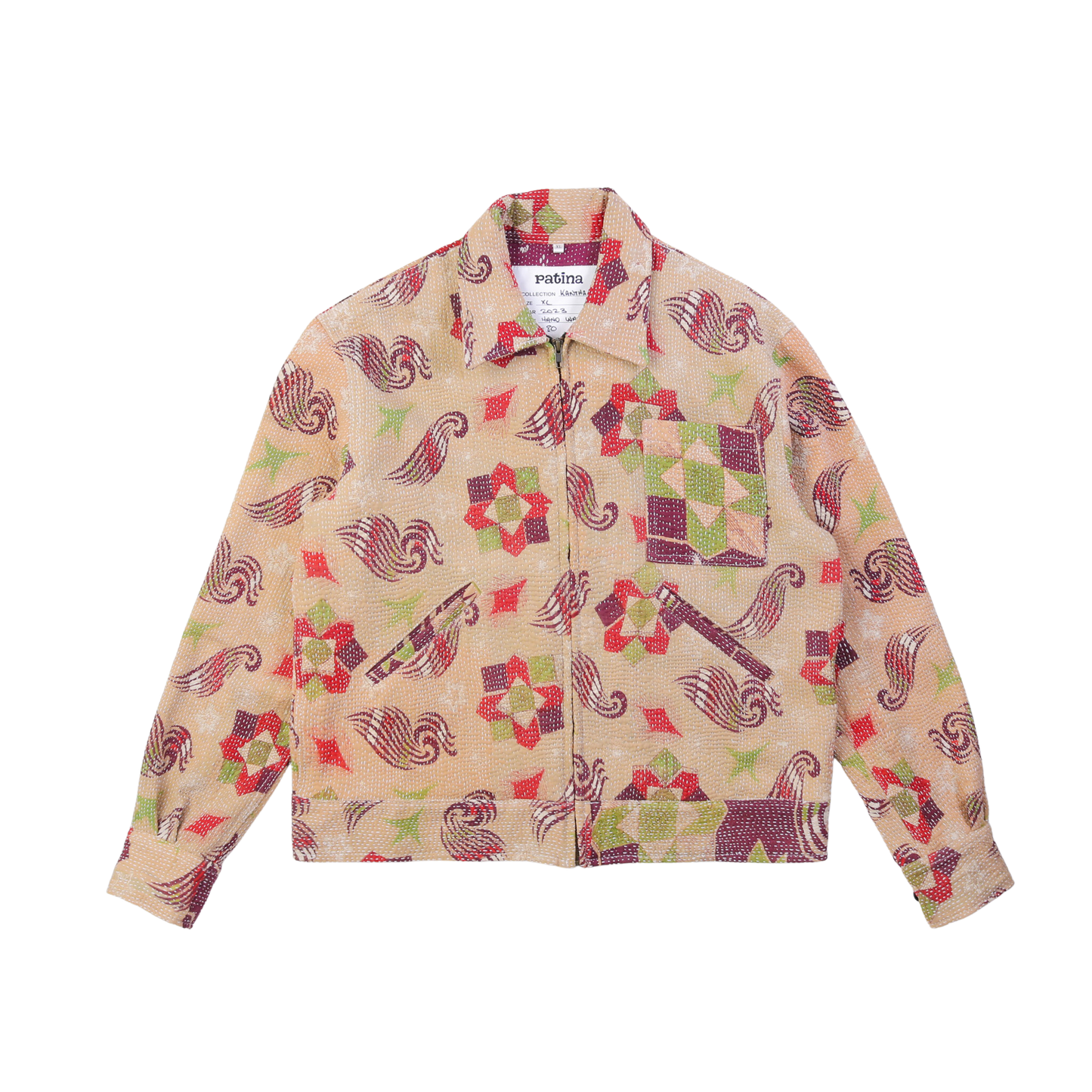 Kantha-Jacke Nr. 61