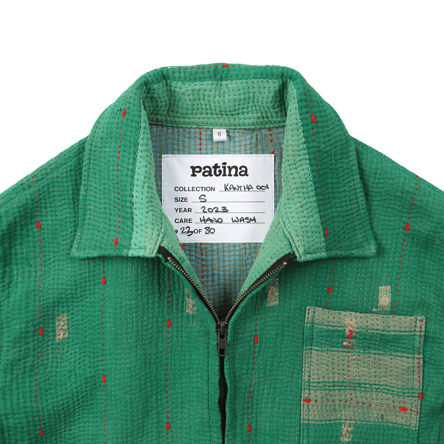 Kantha-Jacke Nr. 23