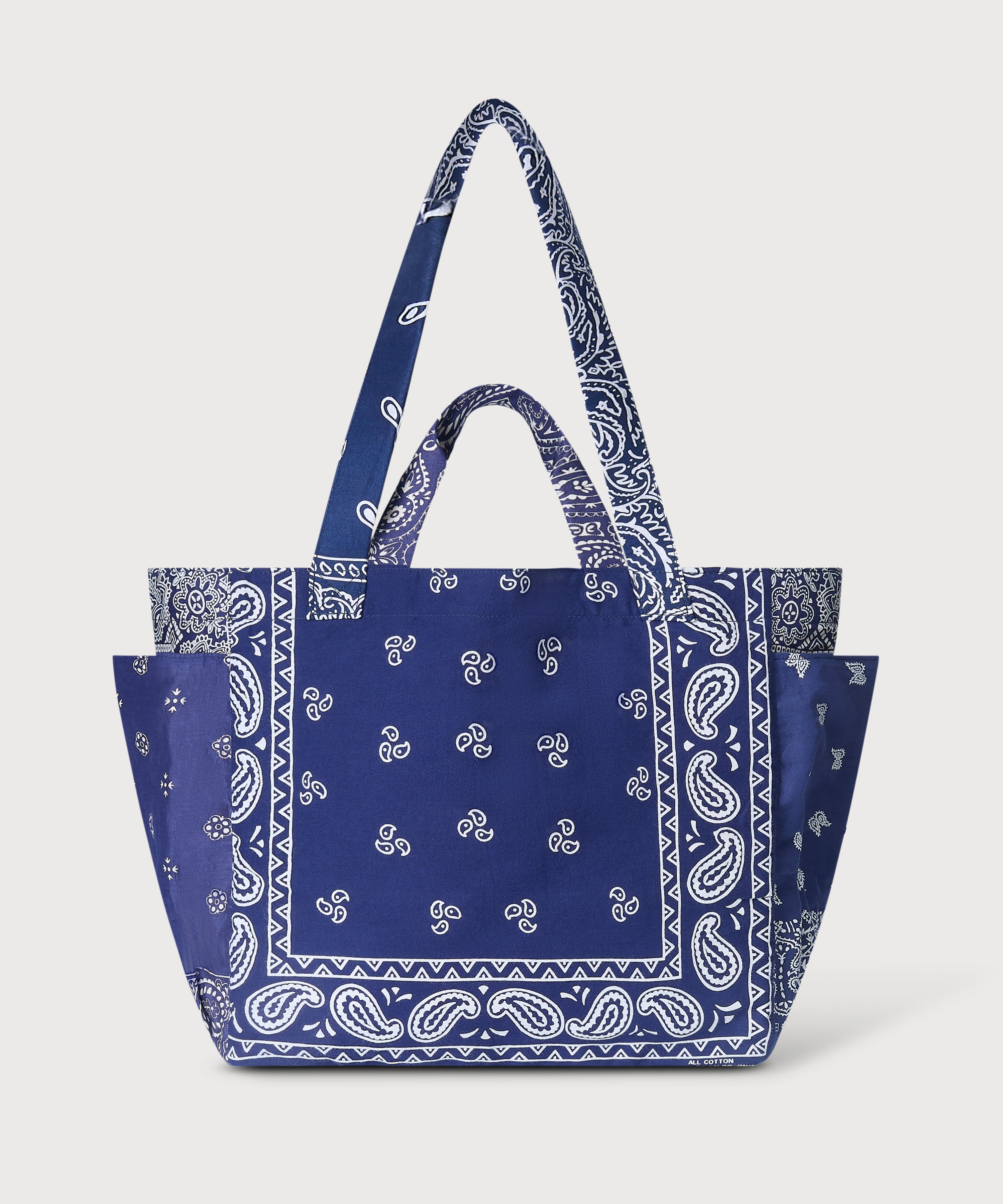 Bandana Tote Bag - Navy