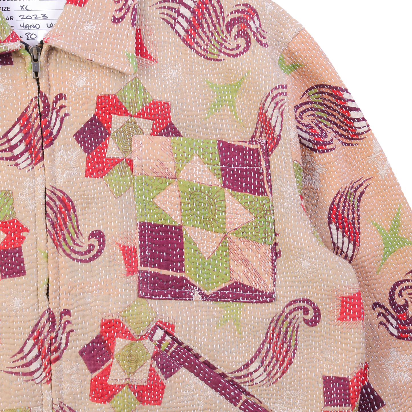 Kantha-Jacke Nr. 61