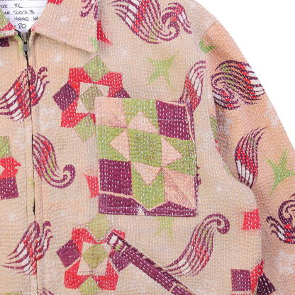 Kantha-Jacke Nr. 61