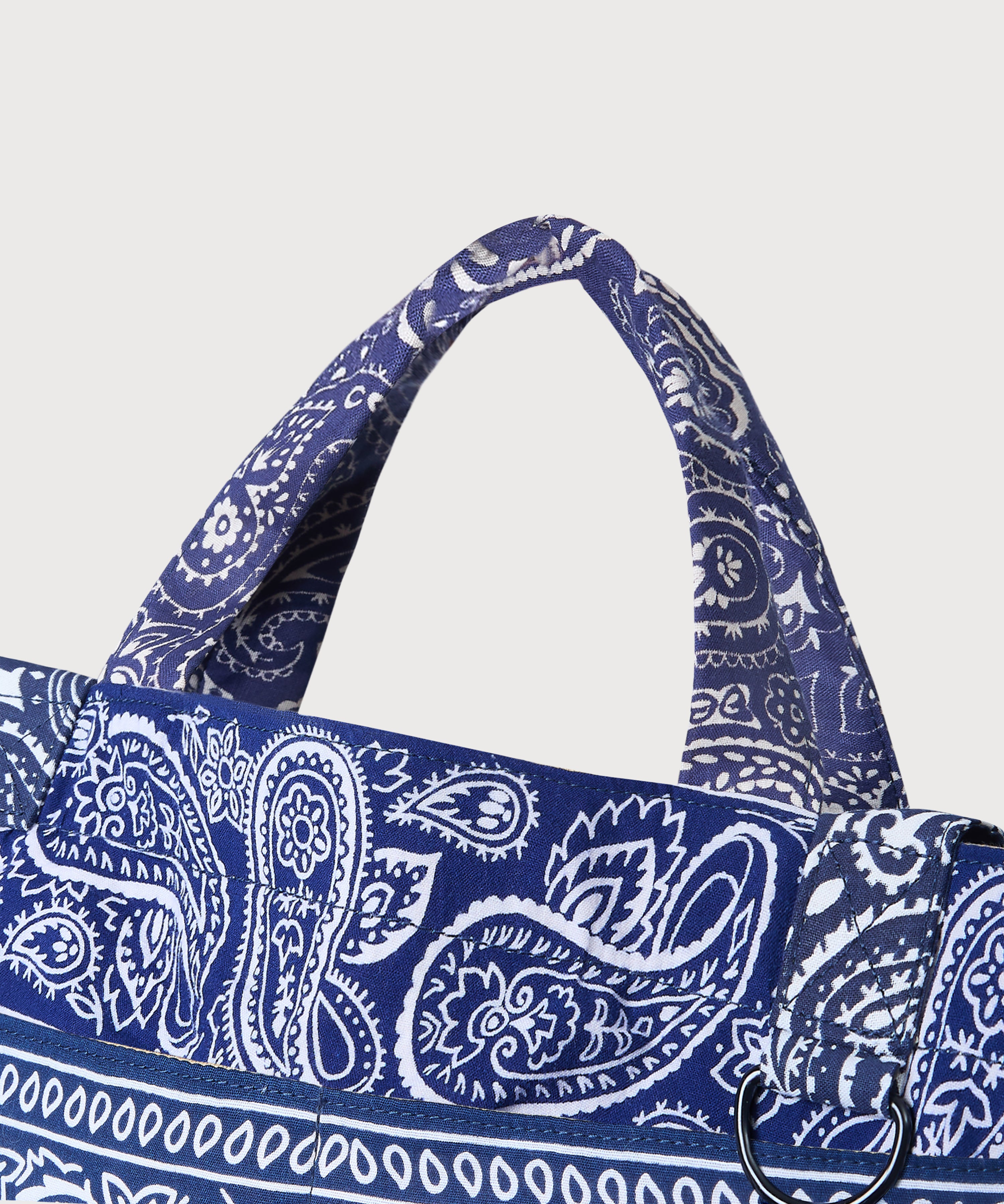 Bandana Tote Bag - Navy