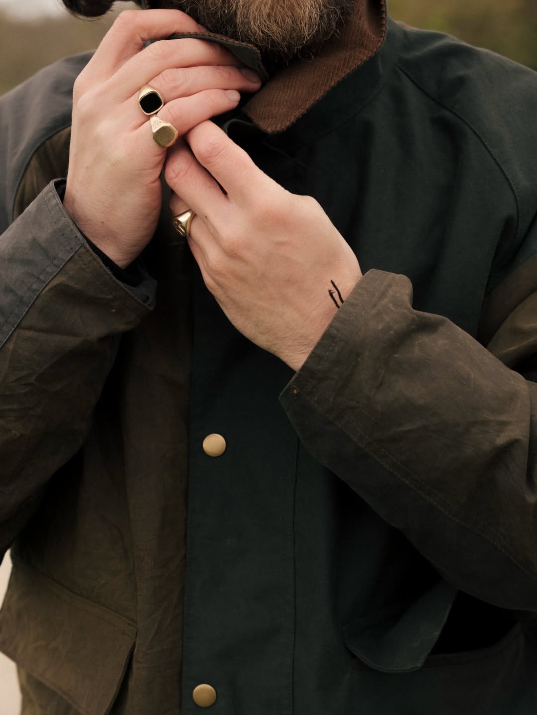 Offcut Wax Field Jacket 008 - Patina