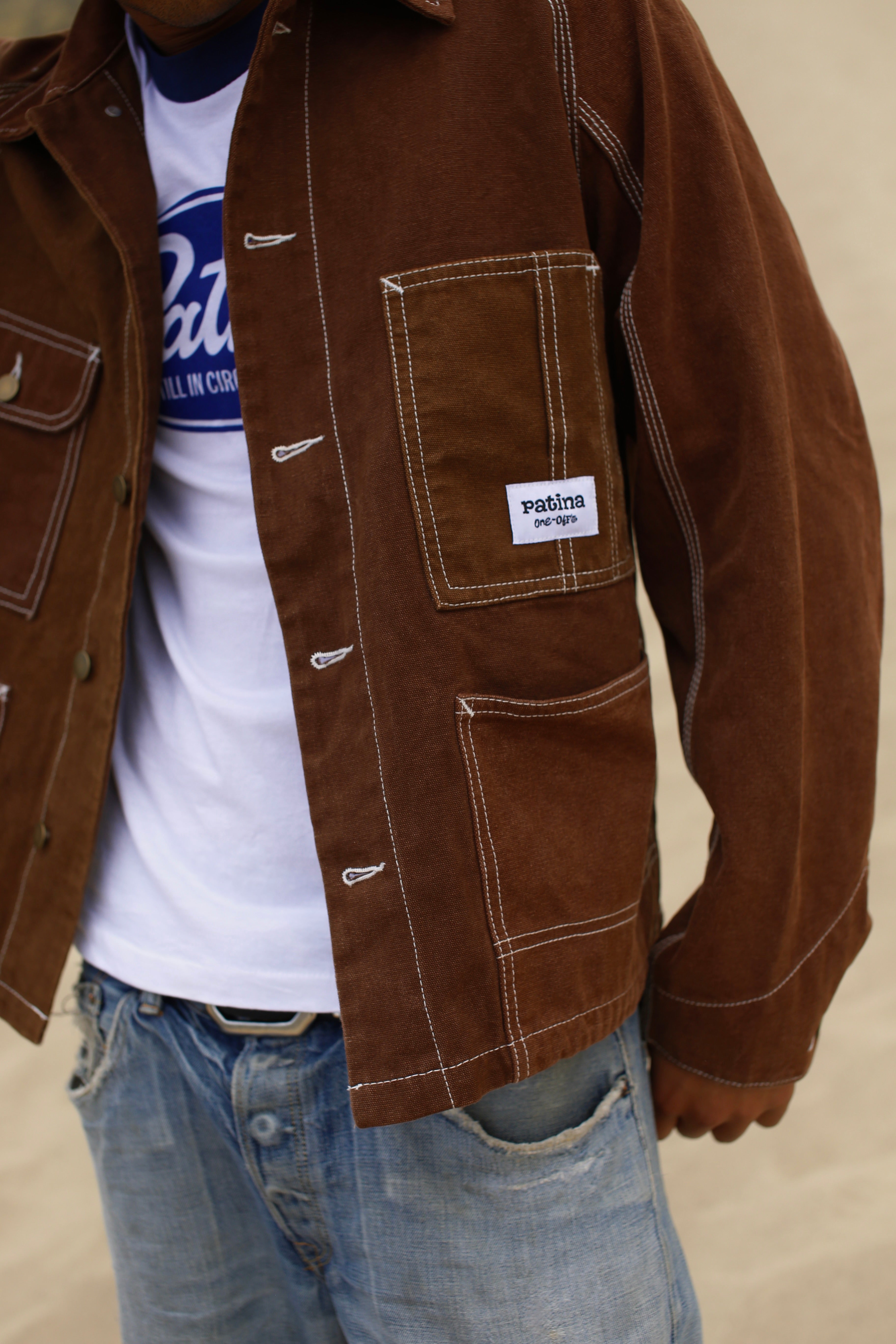 Engineer Jacket - Brown - Patina