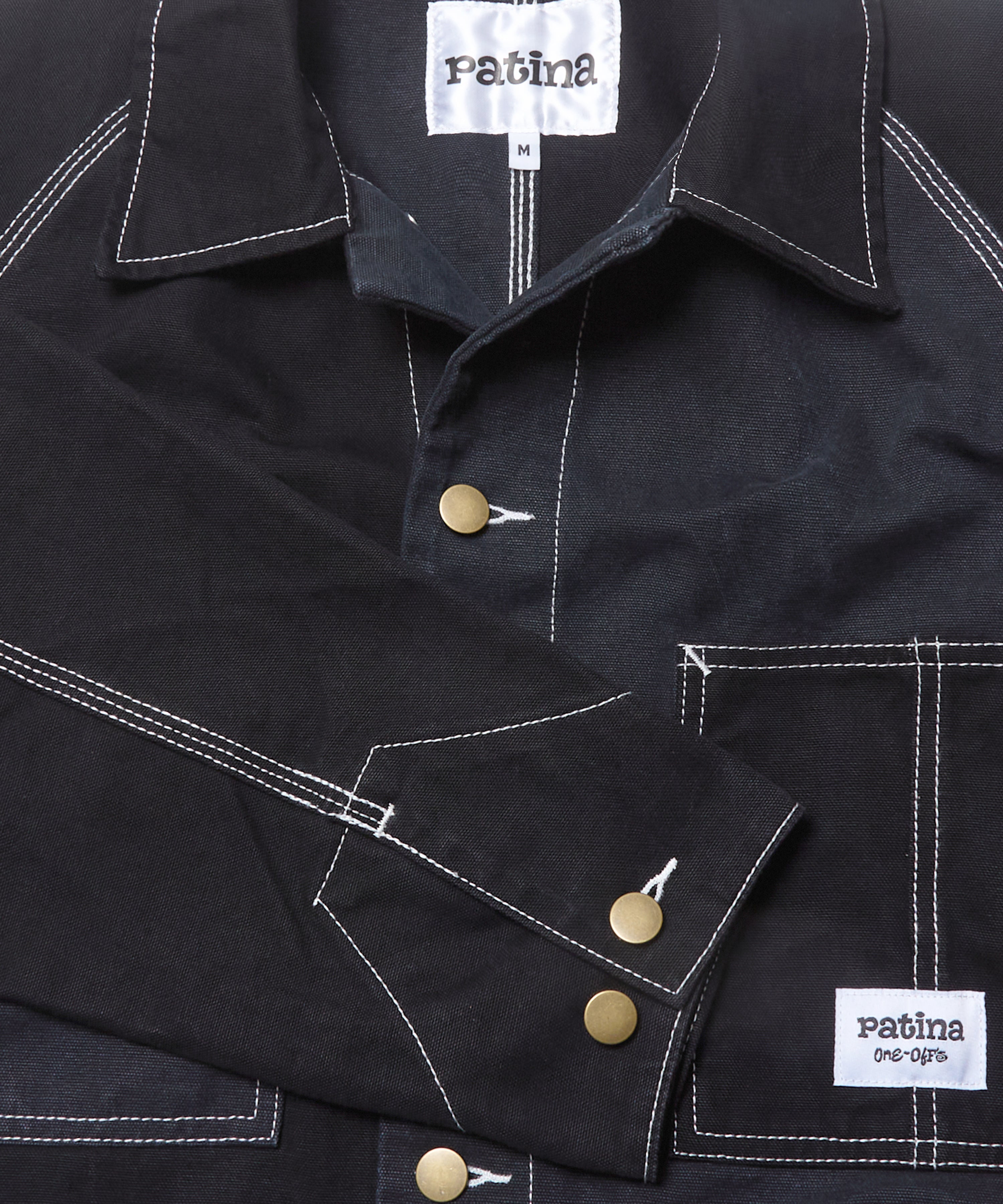 Engineer Jacket - Black - Patina